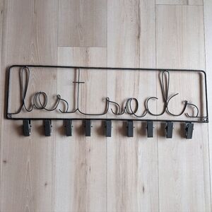 Large Lost Socks Metal Sign